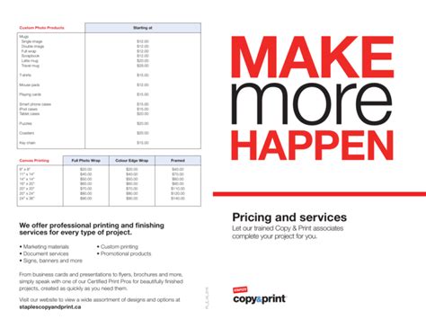 staples self serve copy prices.